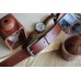 Ремінь шкіряний прошитий be_40_brown_light stitch_G3036